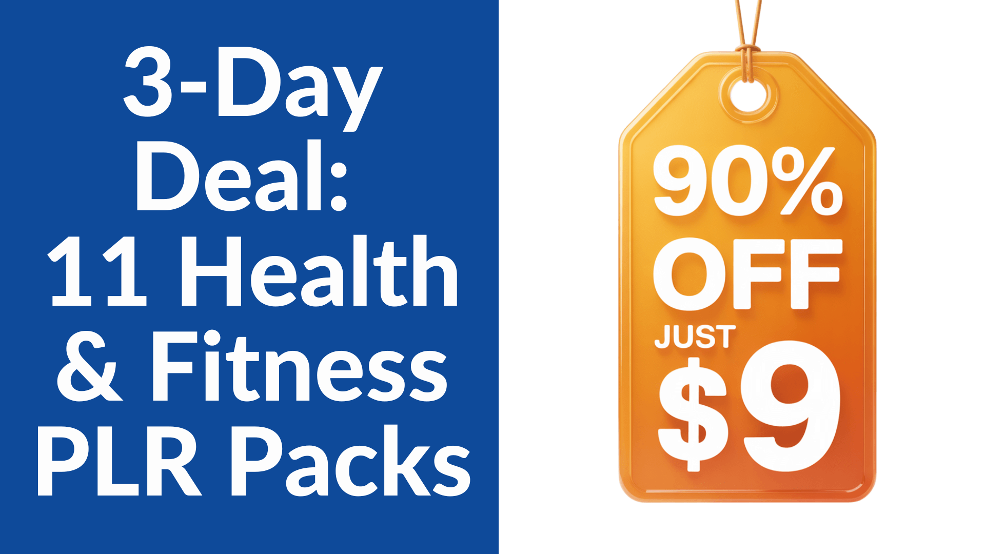 11 Health & Fitness PLR Packs
